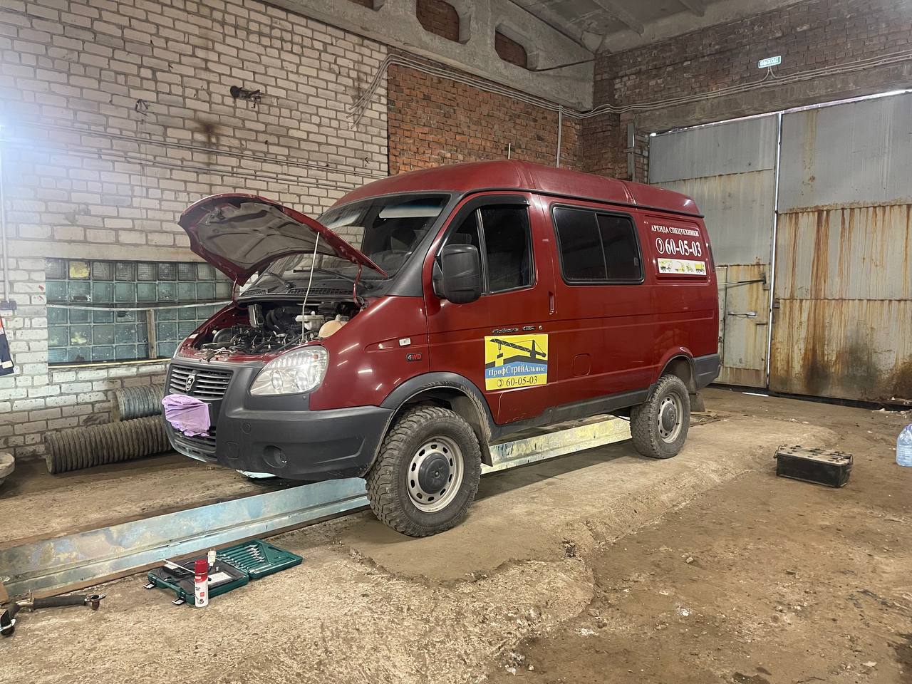 ГАЗ Соболь после удаления ЕГР и сажевого фильтра в ТракСистемс